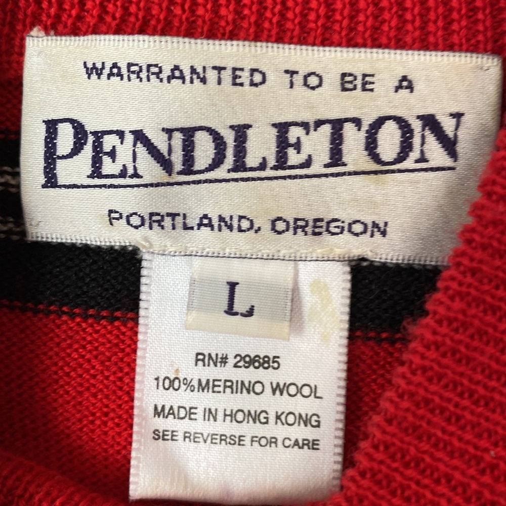 Pendleton Merino Wool Sweater Large - image 4